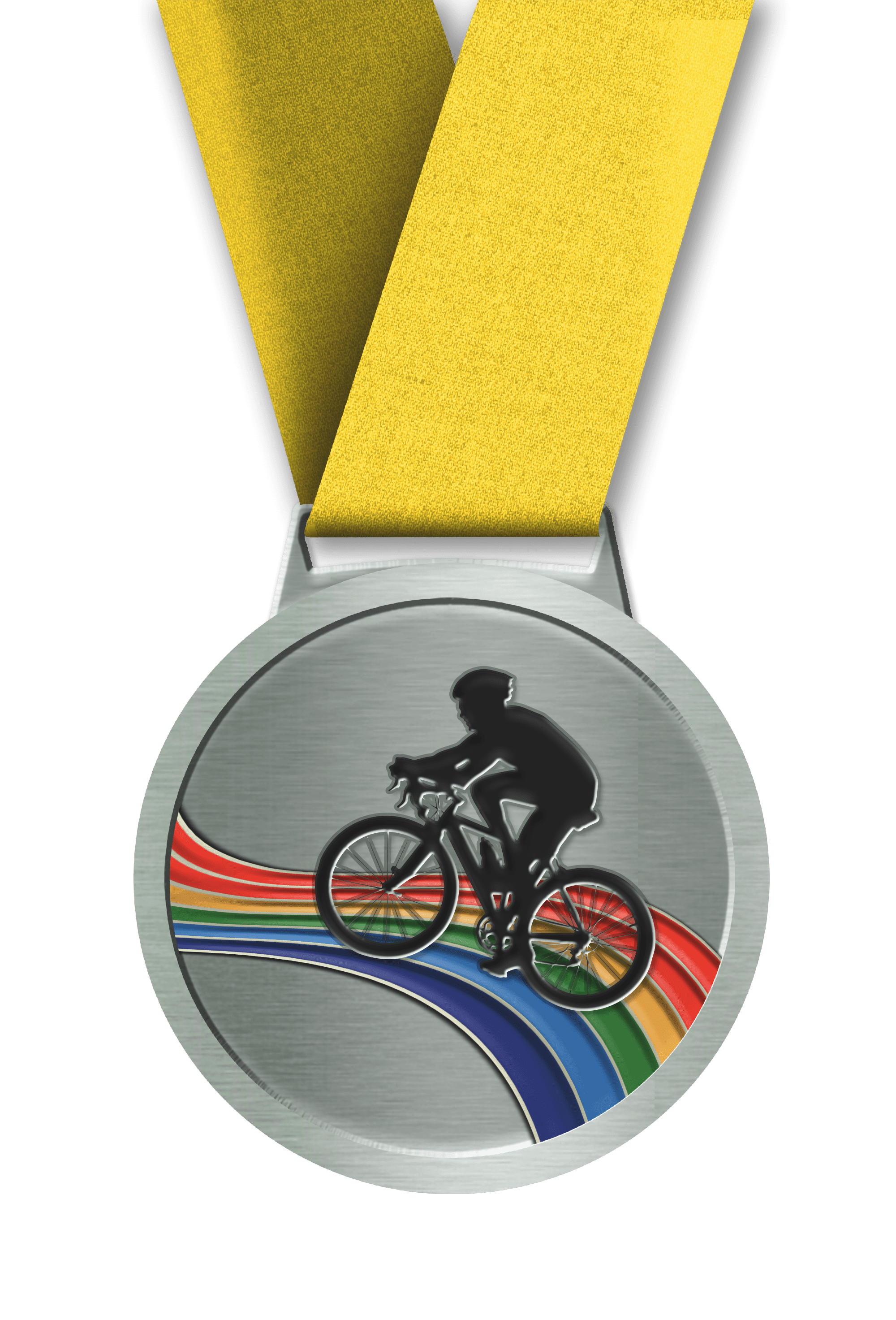 Bicycles silver medals awards - Medals-awards
