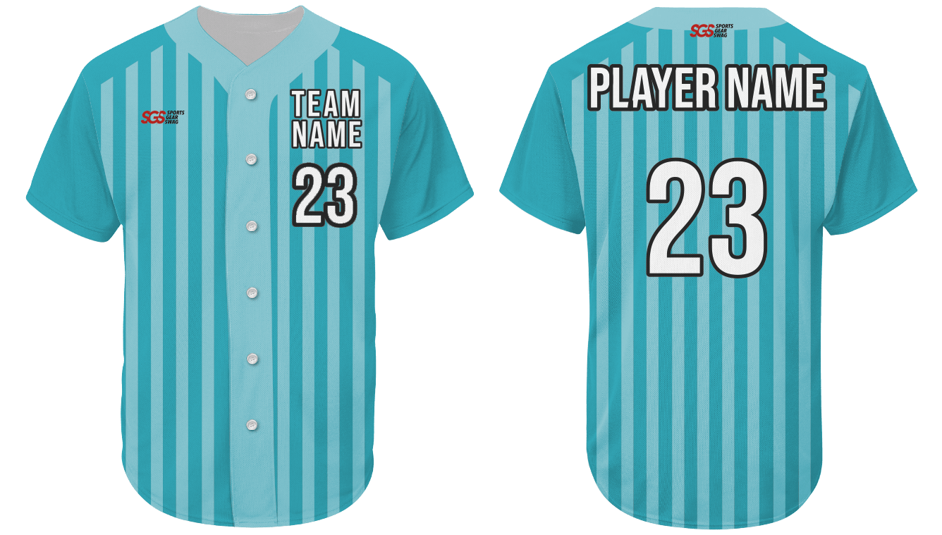 Custom front & back stripes adult youth unisex baseball jersey - Jersey