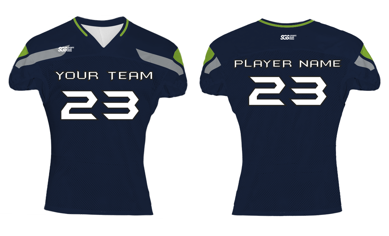 Custom outstanding v design adult youth unisex football jersey - Jersey