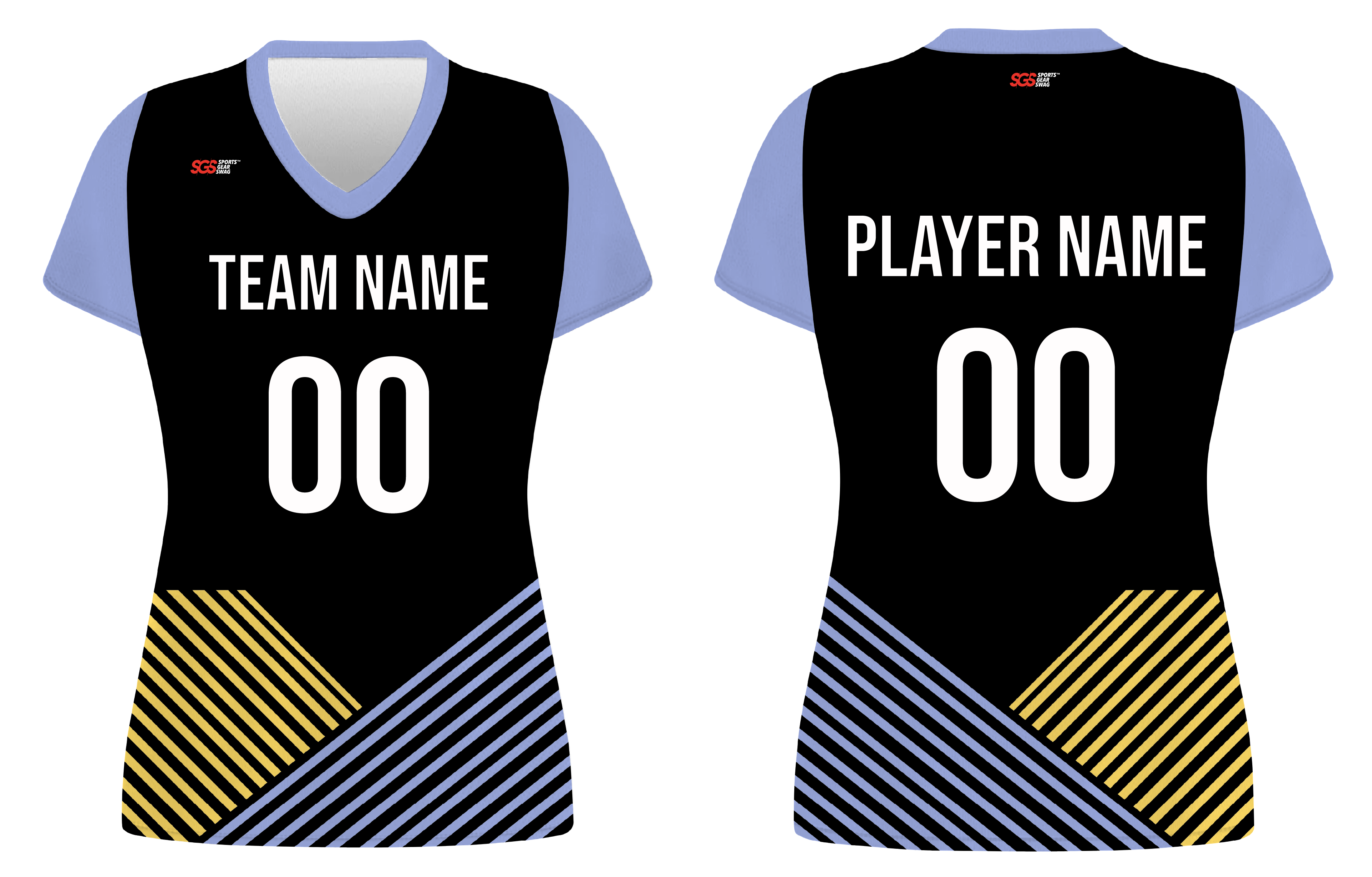 Custom simple lines adult youth volleyball jersey - Jersey
