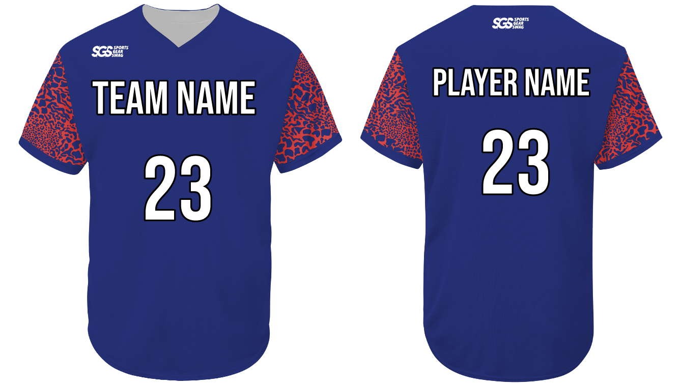 Custom sleeve  design adult youth unisex softball jersey - Jersey