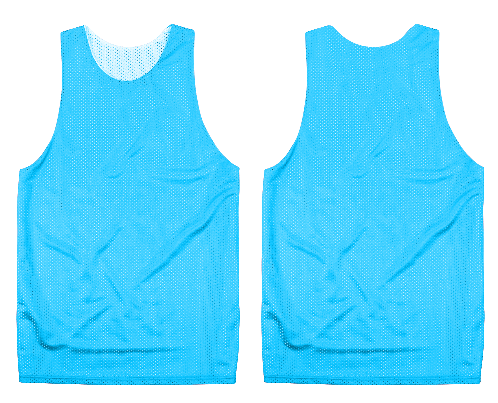 Custom light blue adult youth unisex pinnies - Pinnies