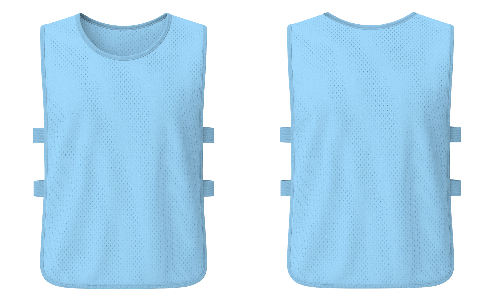 Training vest adult youth unisex sky blue - Training-vests