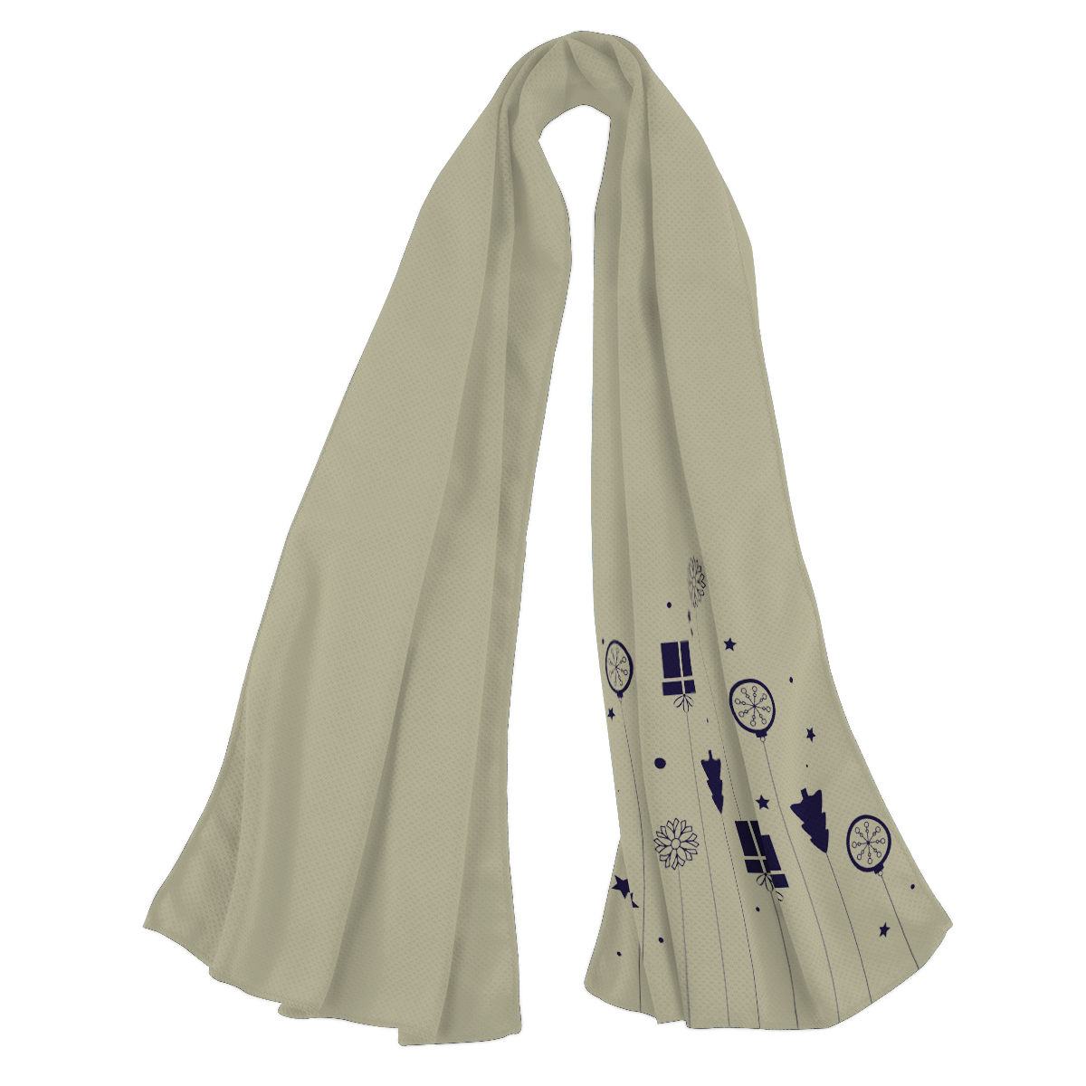 Custom christmas holiday cooling towel - Towel