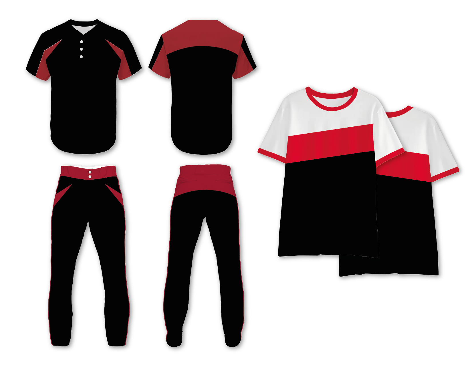 Custom bottom arms & back stripe adult youth unisex baseball jersey - Jersey