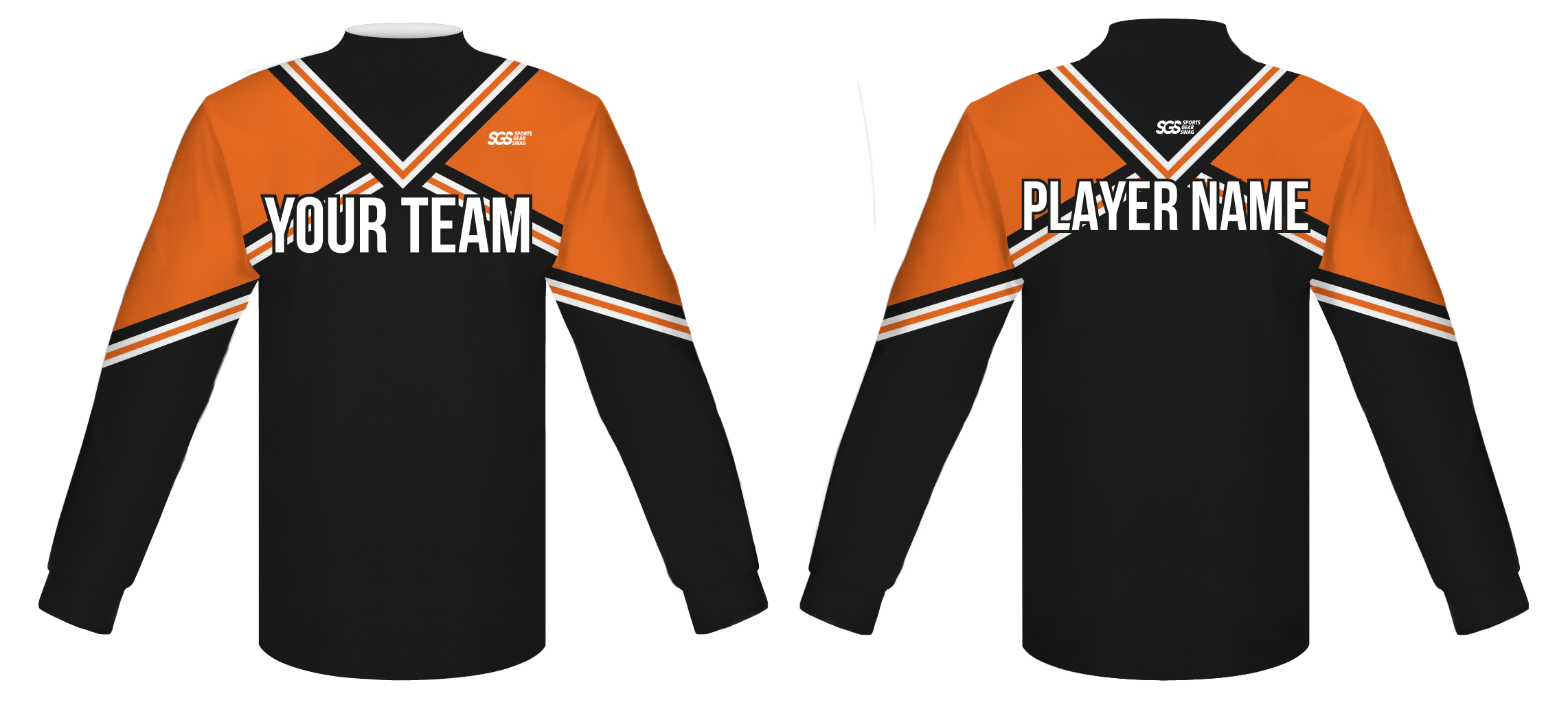 Custom stylish line adult youth unisex cheerleading long sleeve turtleneck jersey - Jersey