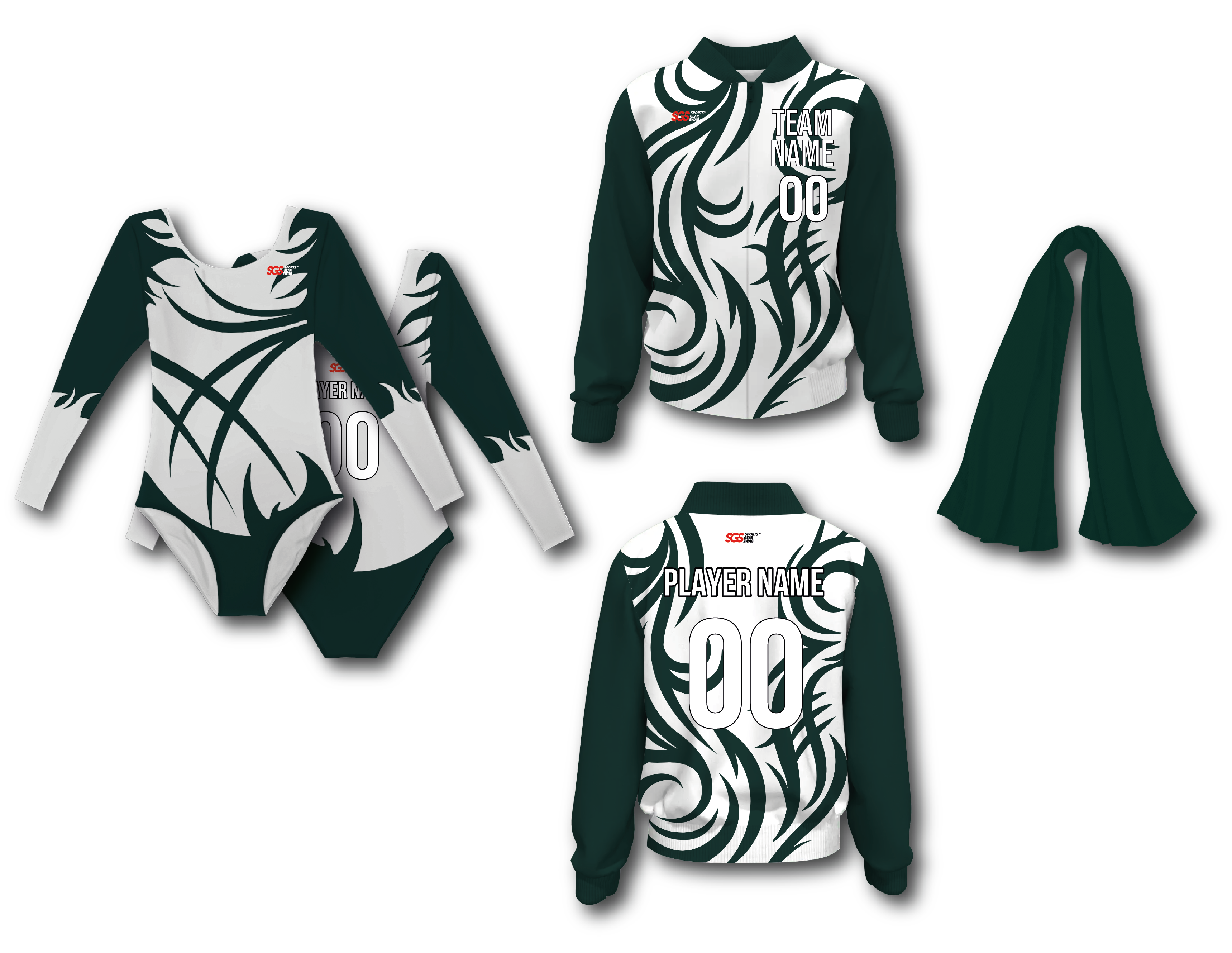 Custom long sleeve gymnastic uniform adult youth pink flames - Gymnastics-uniforms