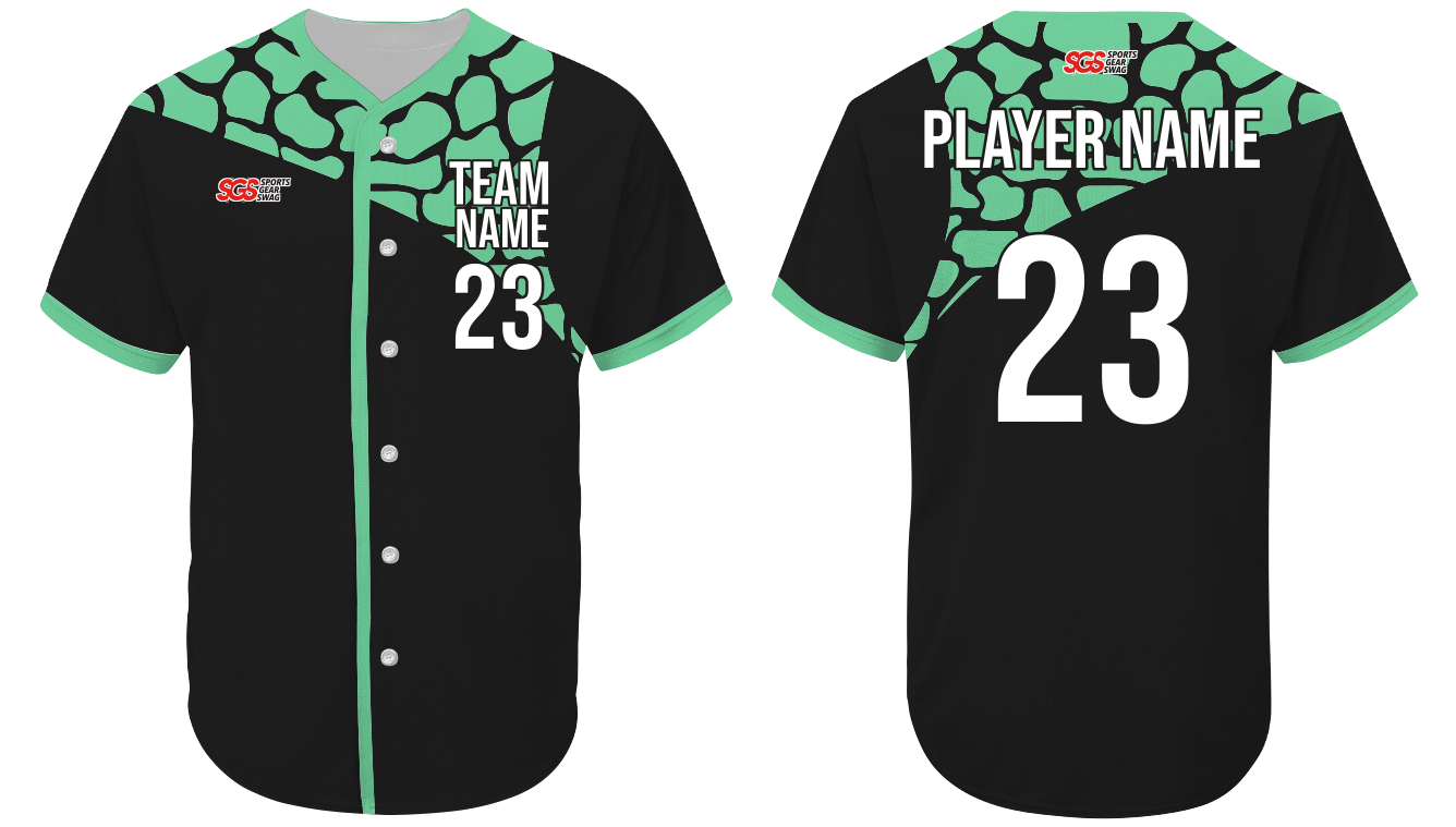 Custom reptile skin animal adult youth unisex softball jersey - Jersey