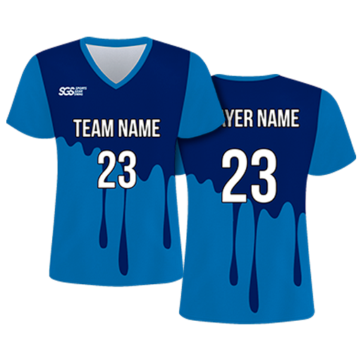 Custom water drop abstract adult youth soccer jersey - Jersey