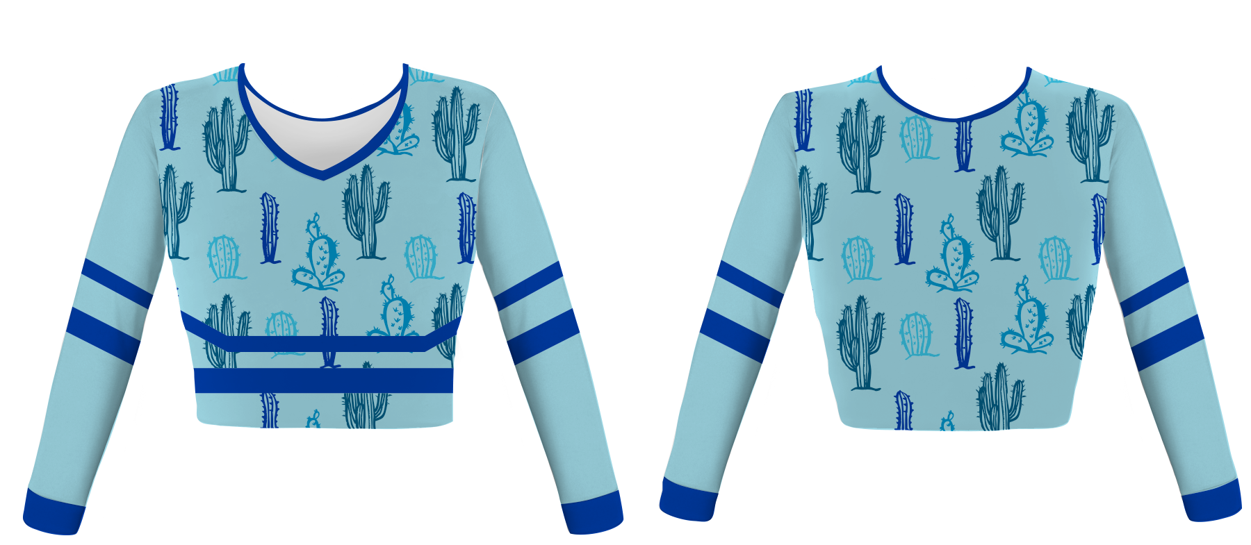 Custom classic nature adult youth unisex cheerleading long sleeve jersey - Jersey