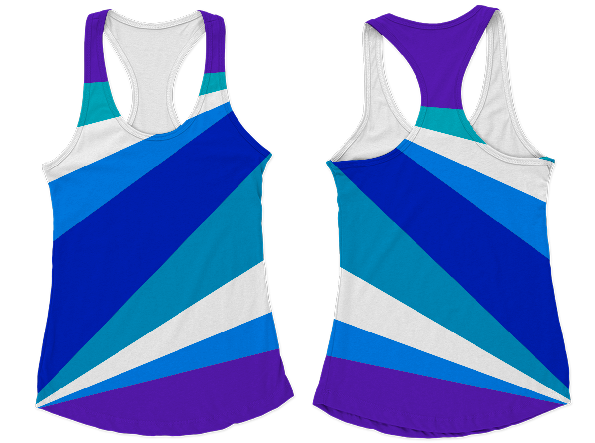 Custom  new track racerback sleeveless shirts-style 16 - Shirt-sleeveless
