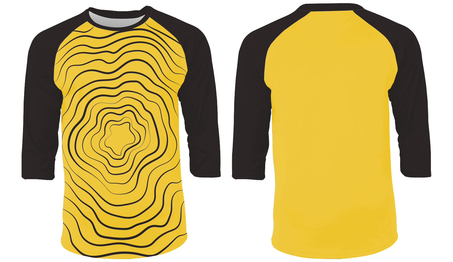 Custom sea hole 3/4 sleeve adult youth unisex shirt - Shirt-3-4-sleeve