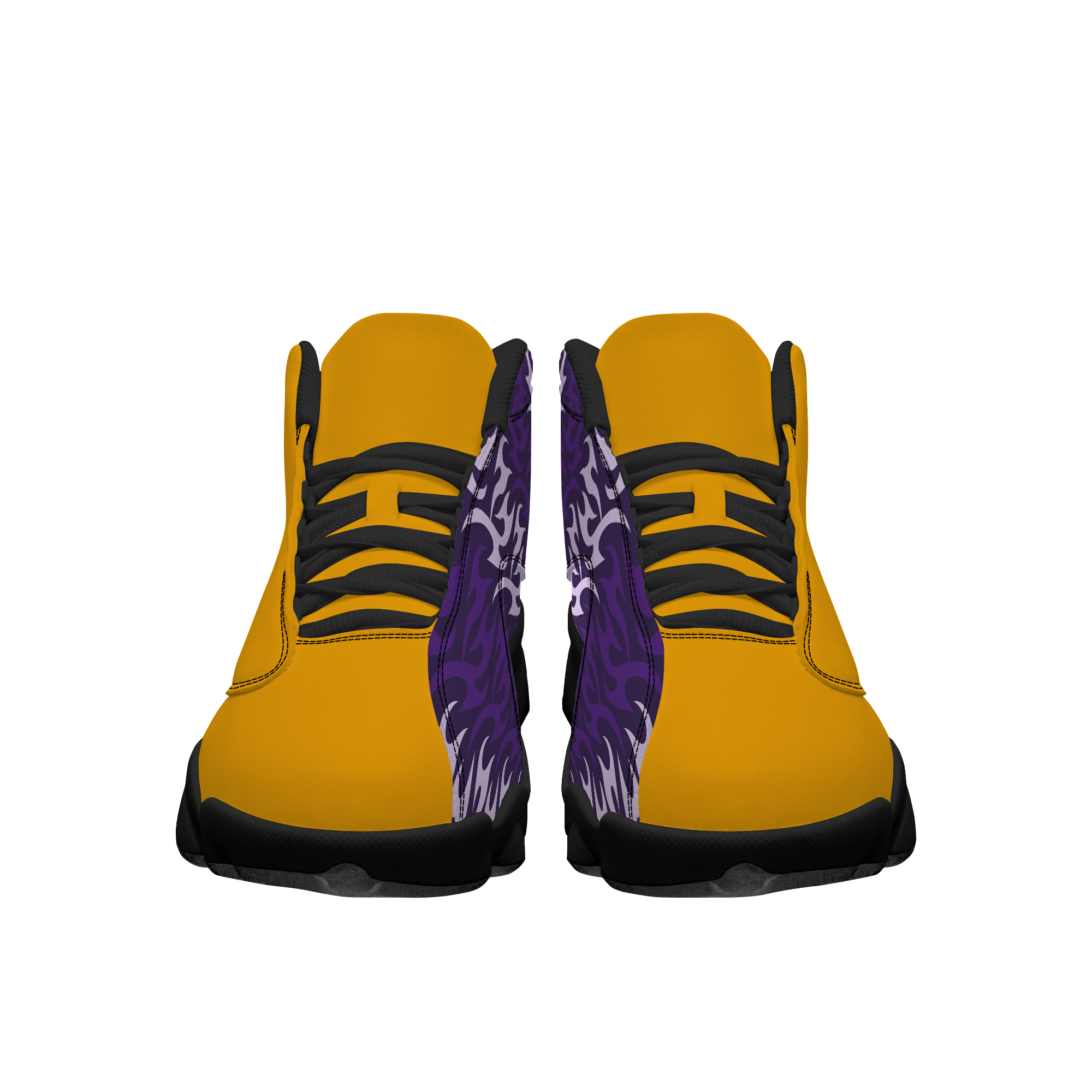 Custom basketball shoes black game rush - Basketball-shoes