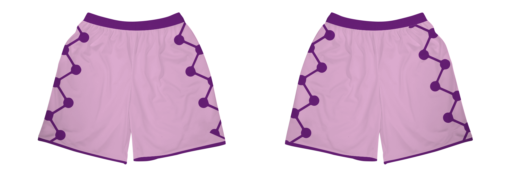 Custom random shapes adult youth unisex lacrosse shorts - Short
