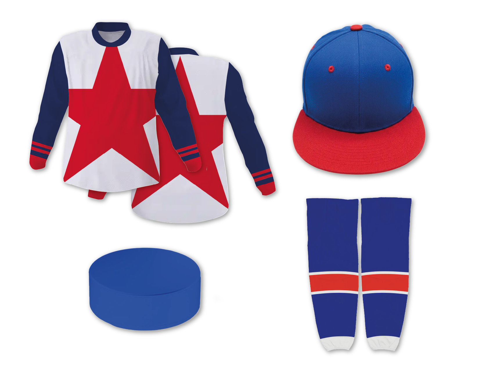 Custom big star adult youth unisex hockey jersey - Jersey