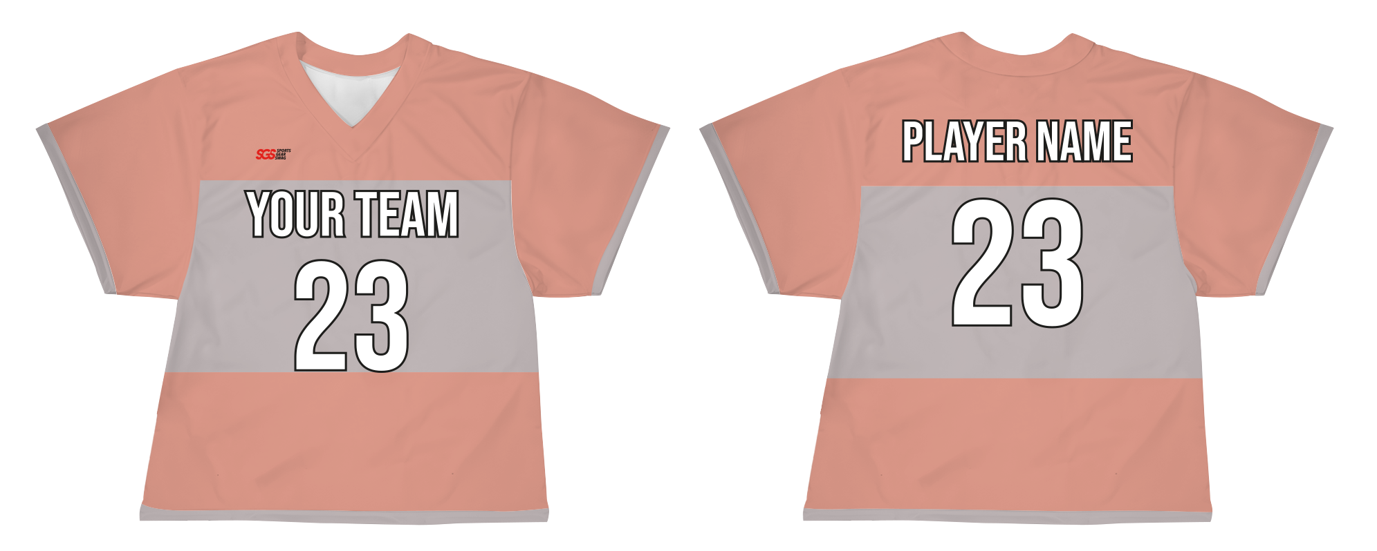 Custom remarkable solids adult youth unisex lacrosse jerseys - Jersey