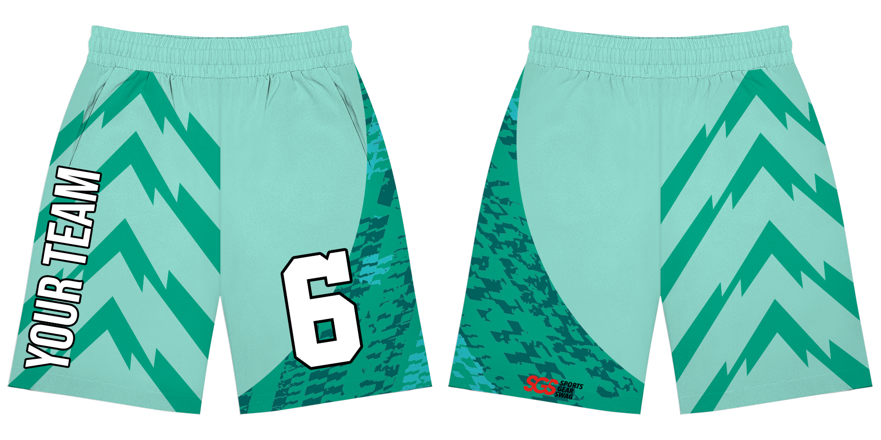 Custom light color design adult youth unisex shorts - Short