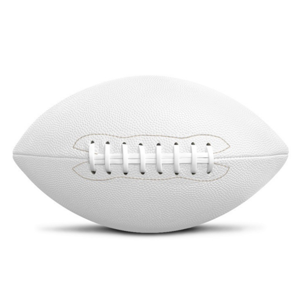 Solid white footballs - Footballs