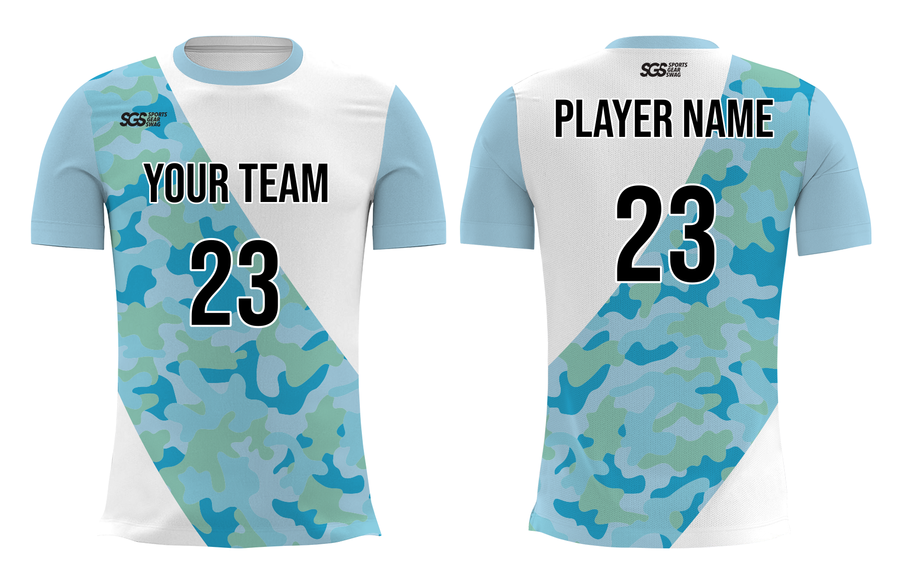 Custom casual camo adult youth volleyball jersey - Jersey