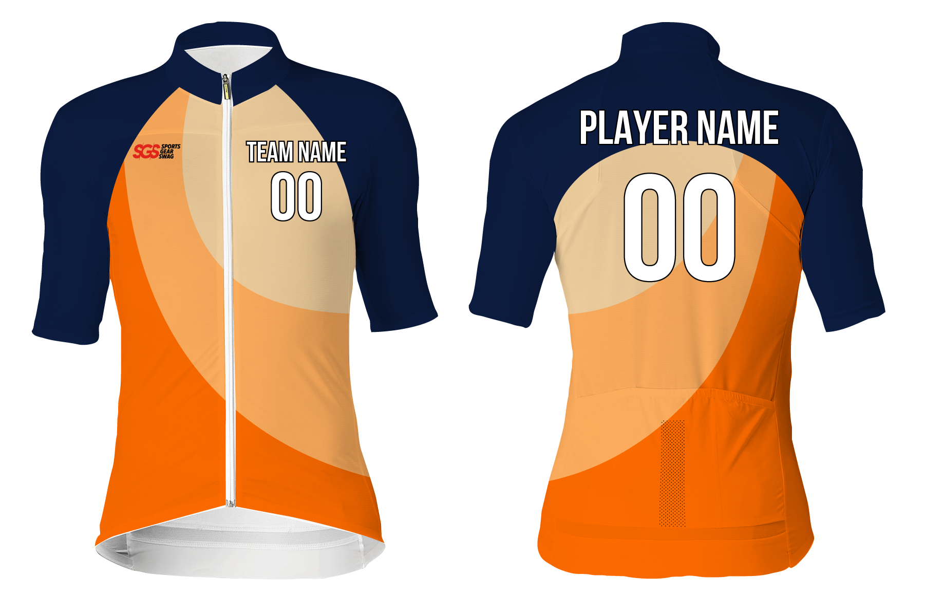 Custom cycling short sleeve adult youth unisex colorful symmetry - Jersey