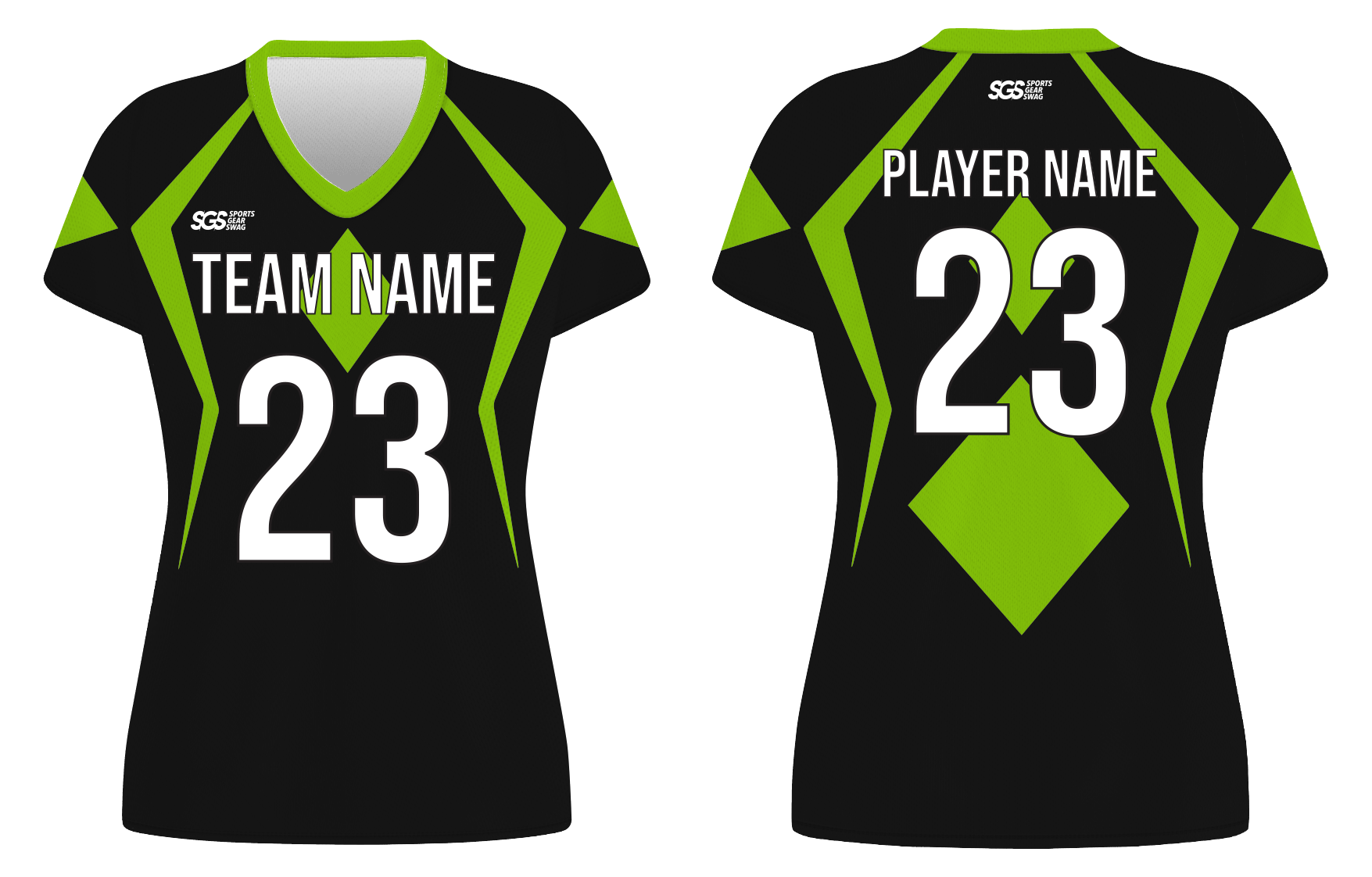 Custom diamond shapes adult youth volleyball jersey - Jersey