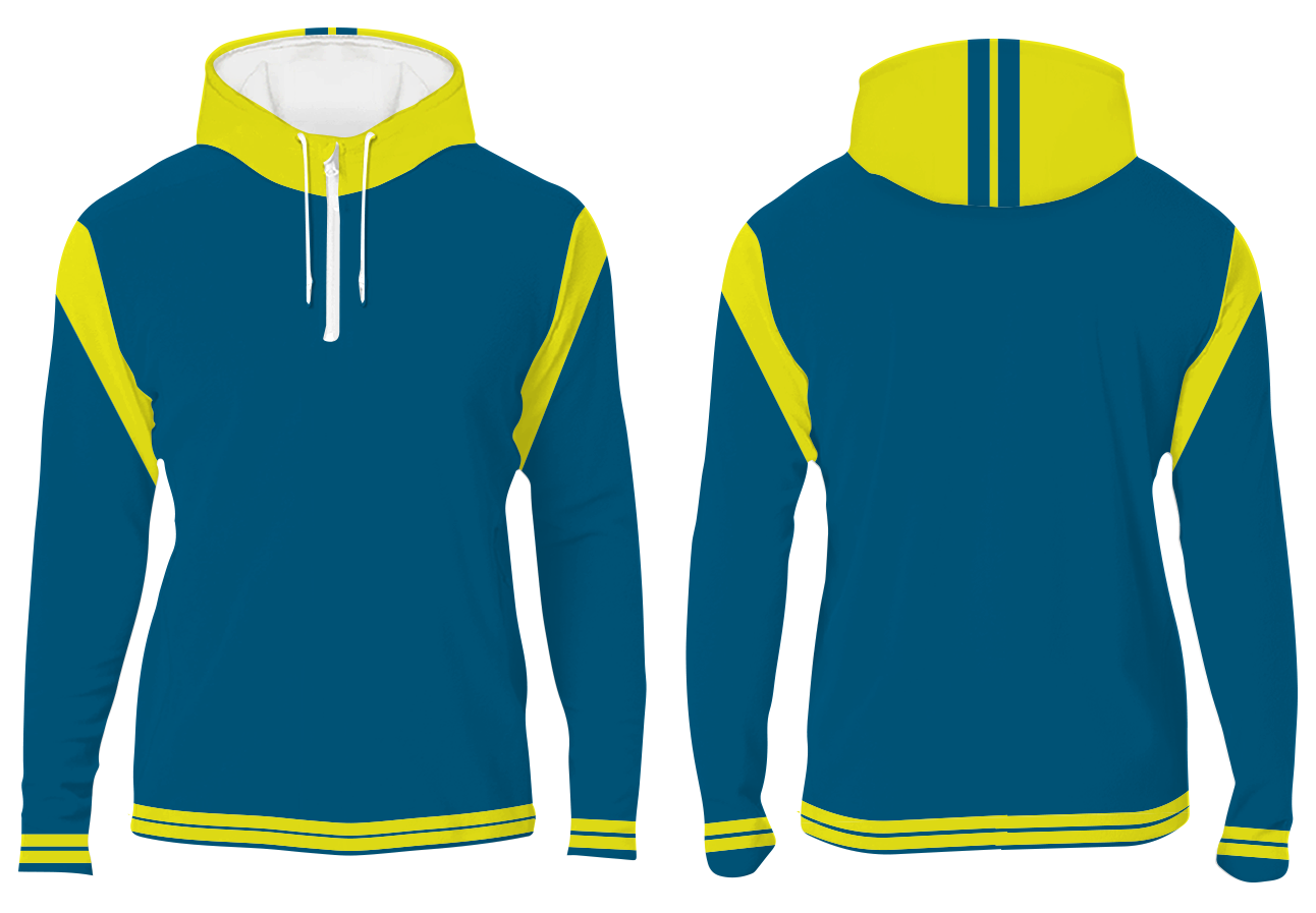 Custom stark sleeve quarter-zip adult youth unisex hoodie - Hoodie