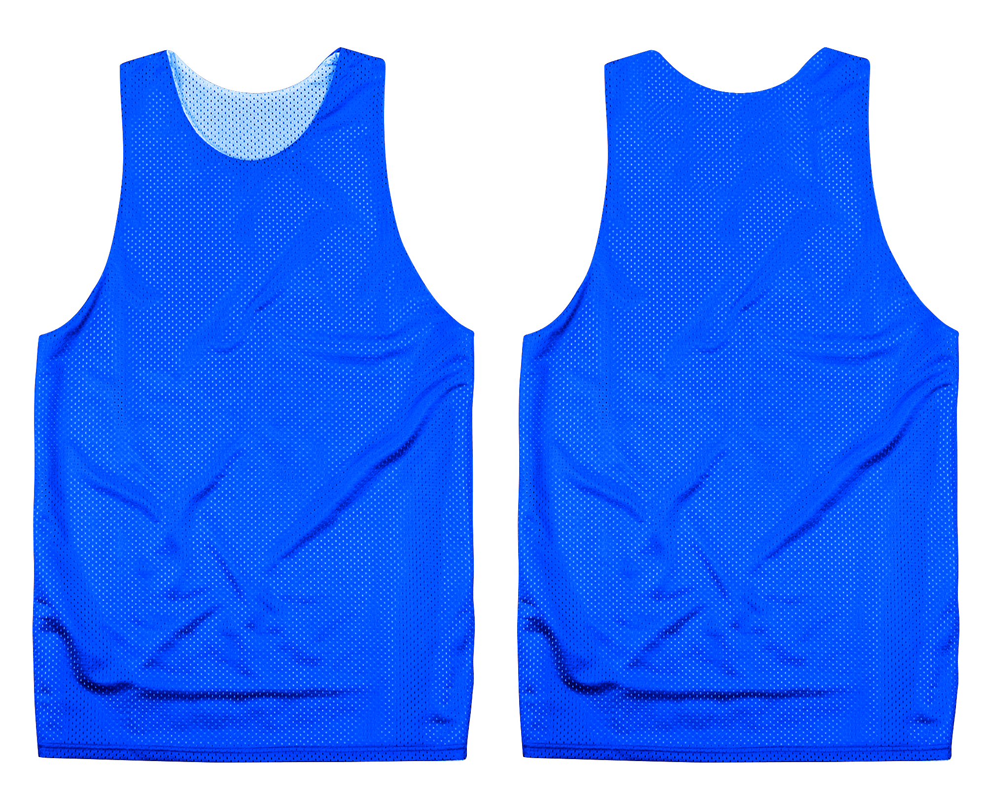 Custom royal blue adult youth unisex pinnies - Pinnies
