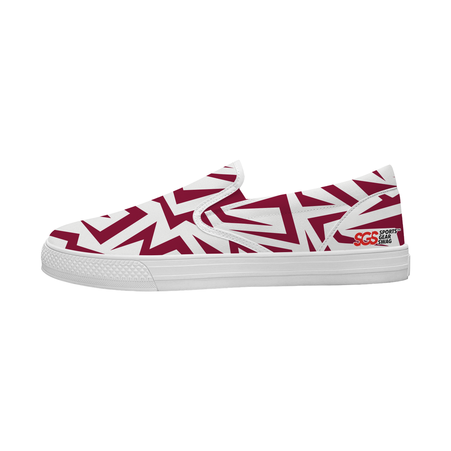 Custom slip on shoes white plane - Slip-on-shoes