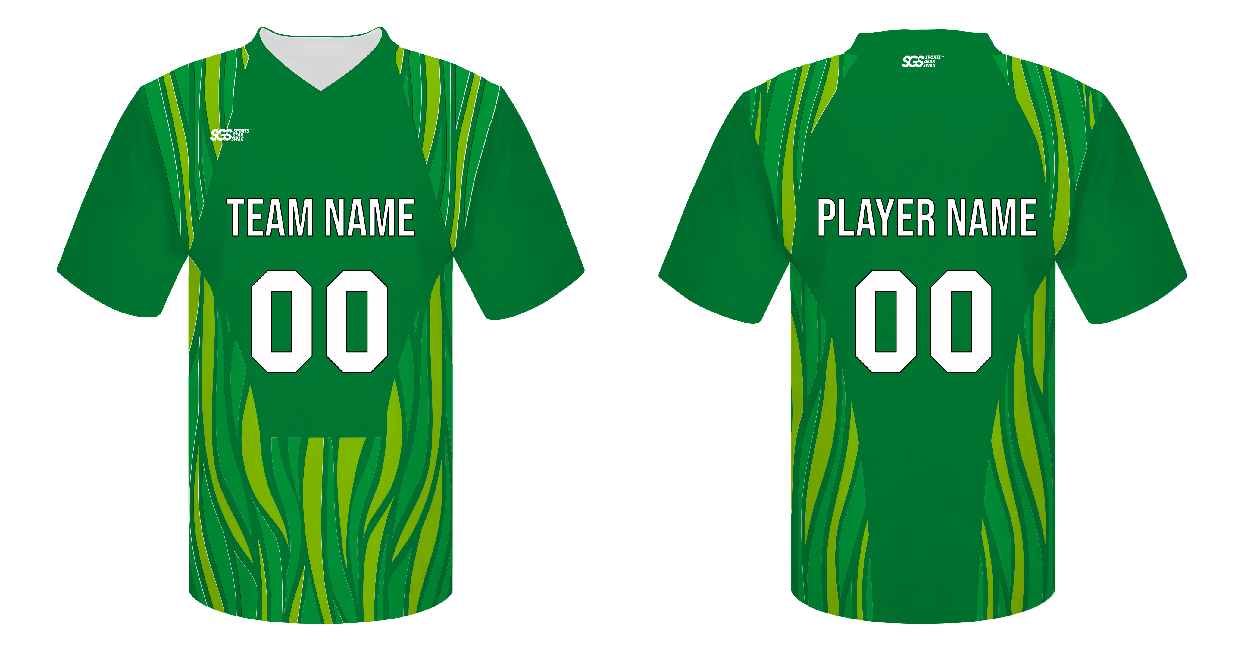 Custom grass nature adult youth unisex football jersey - Jersey