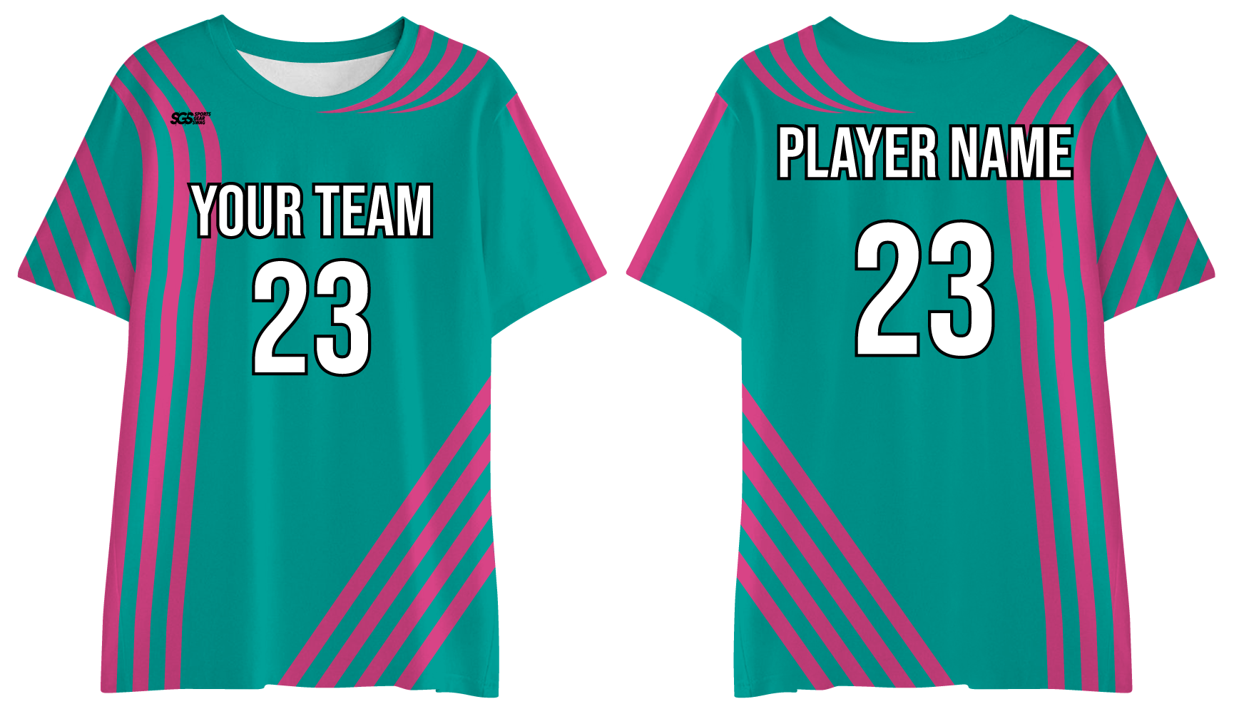 Custom padel shirt adult youth unisex  stylish curvy line - Jersey