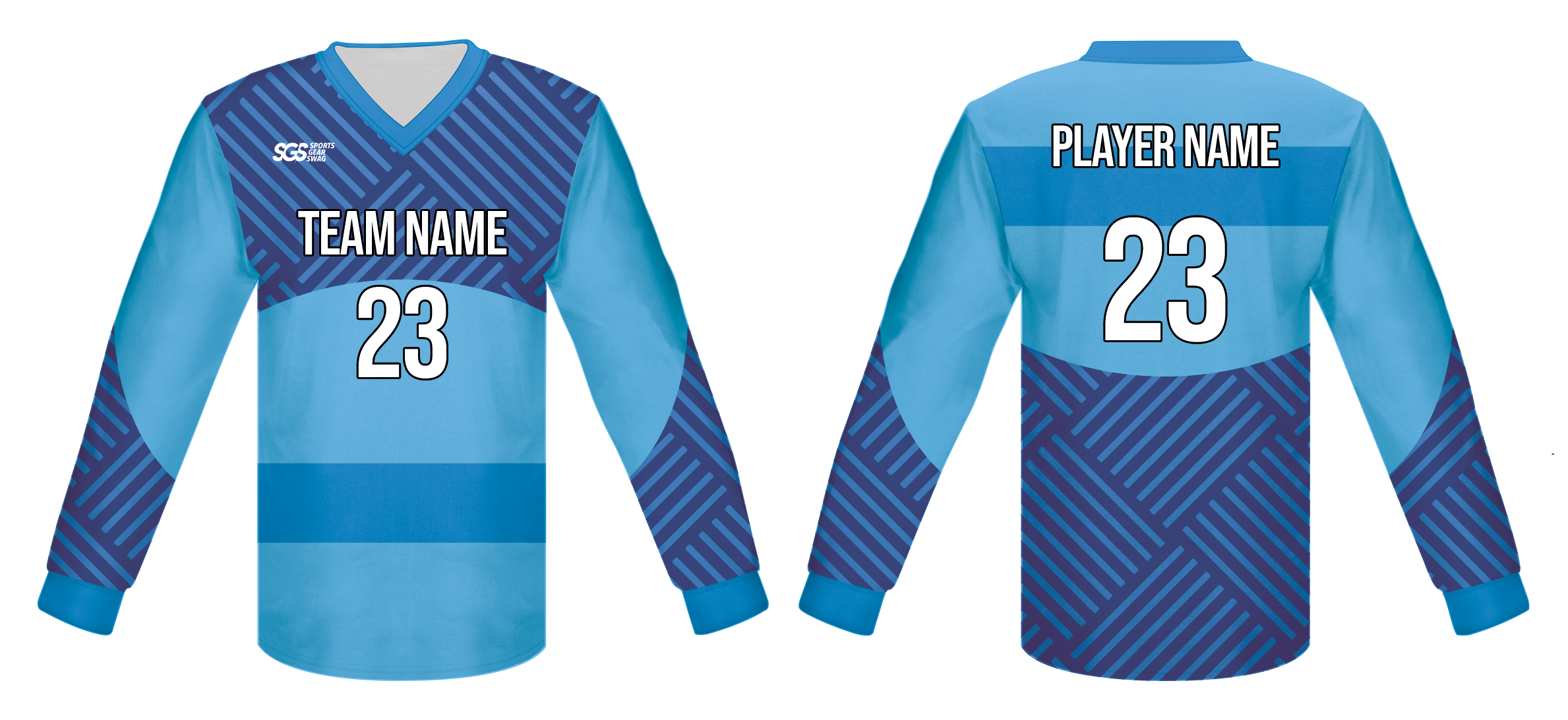 Custom square shapes adult youth unisex cheerleading long sleeve jersey - Jersey