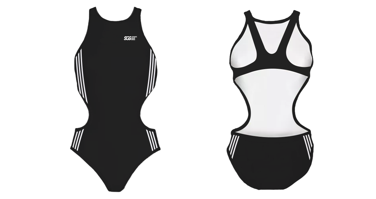 Custom youth open cut bathing suit classic style - Swimming-bathing-suits