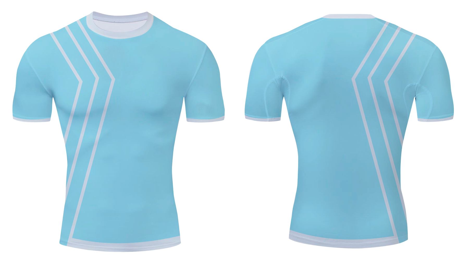 Custom plain triangular lines adult youth unisex compression shirt - Compression-shirts