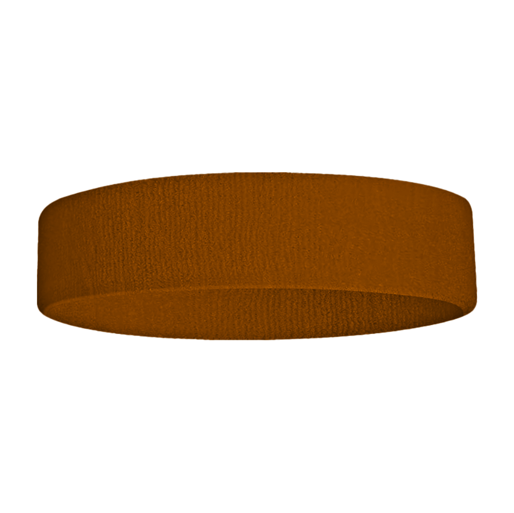 Custom adult youth unisex solid brown headband - Head-band