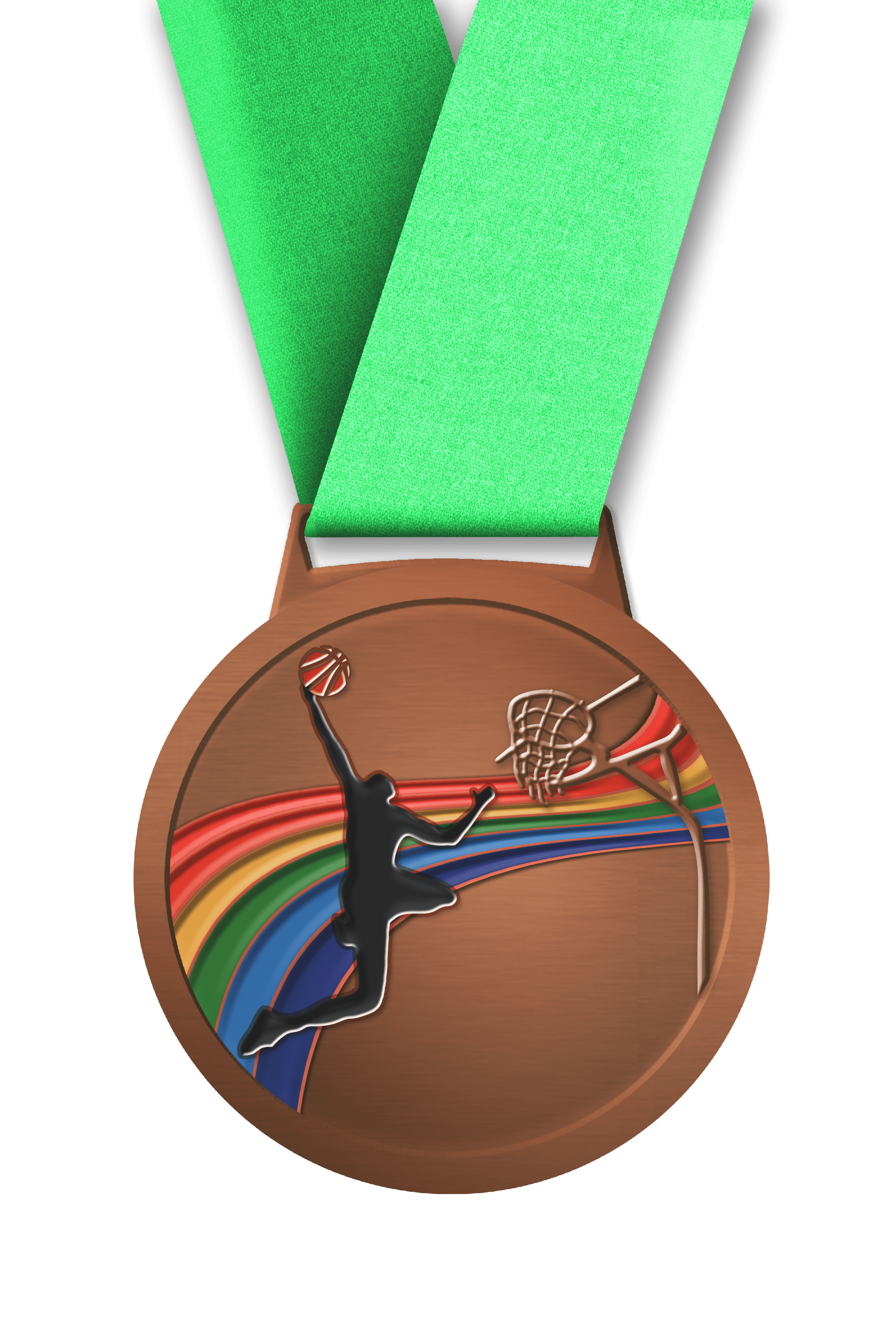 Basketball bronze medals awards - Medals-awards