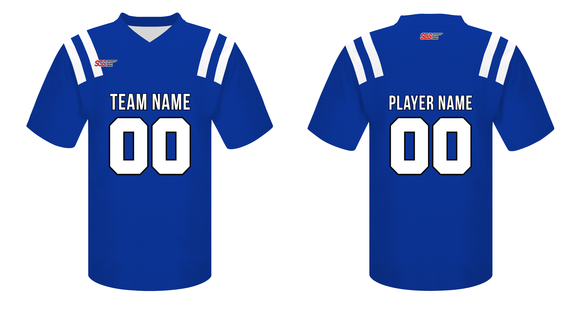 Custom football jersey adult youth unisex royal rulers - Jersey