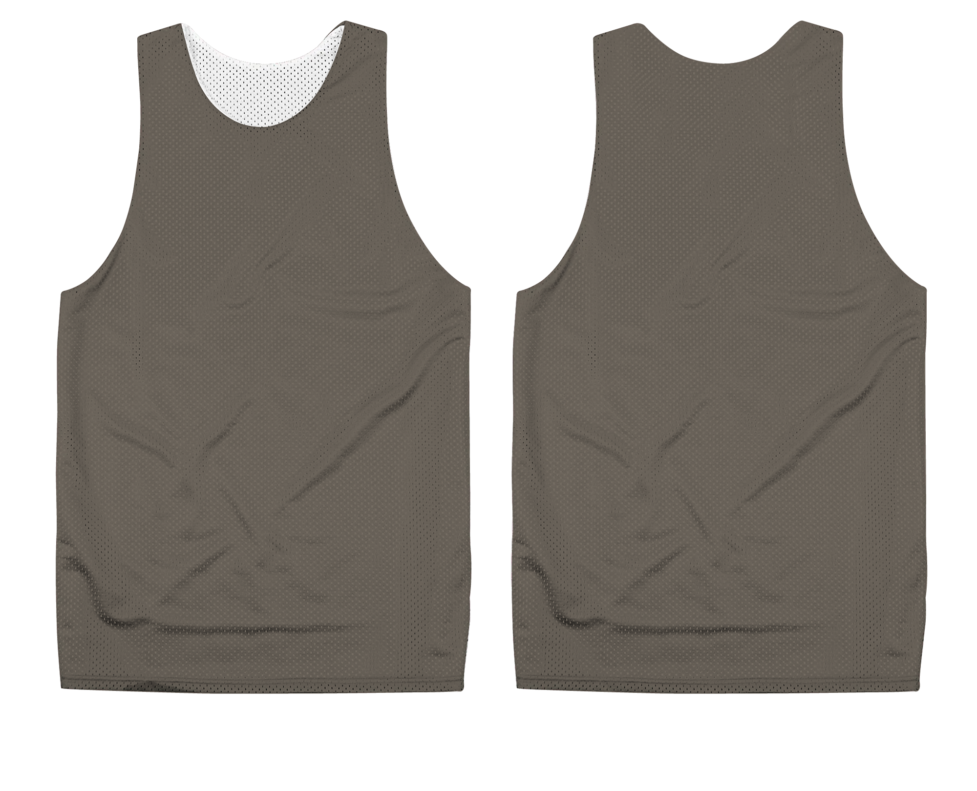 Custom gray adult youth unisex pinnies - Pinnies