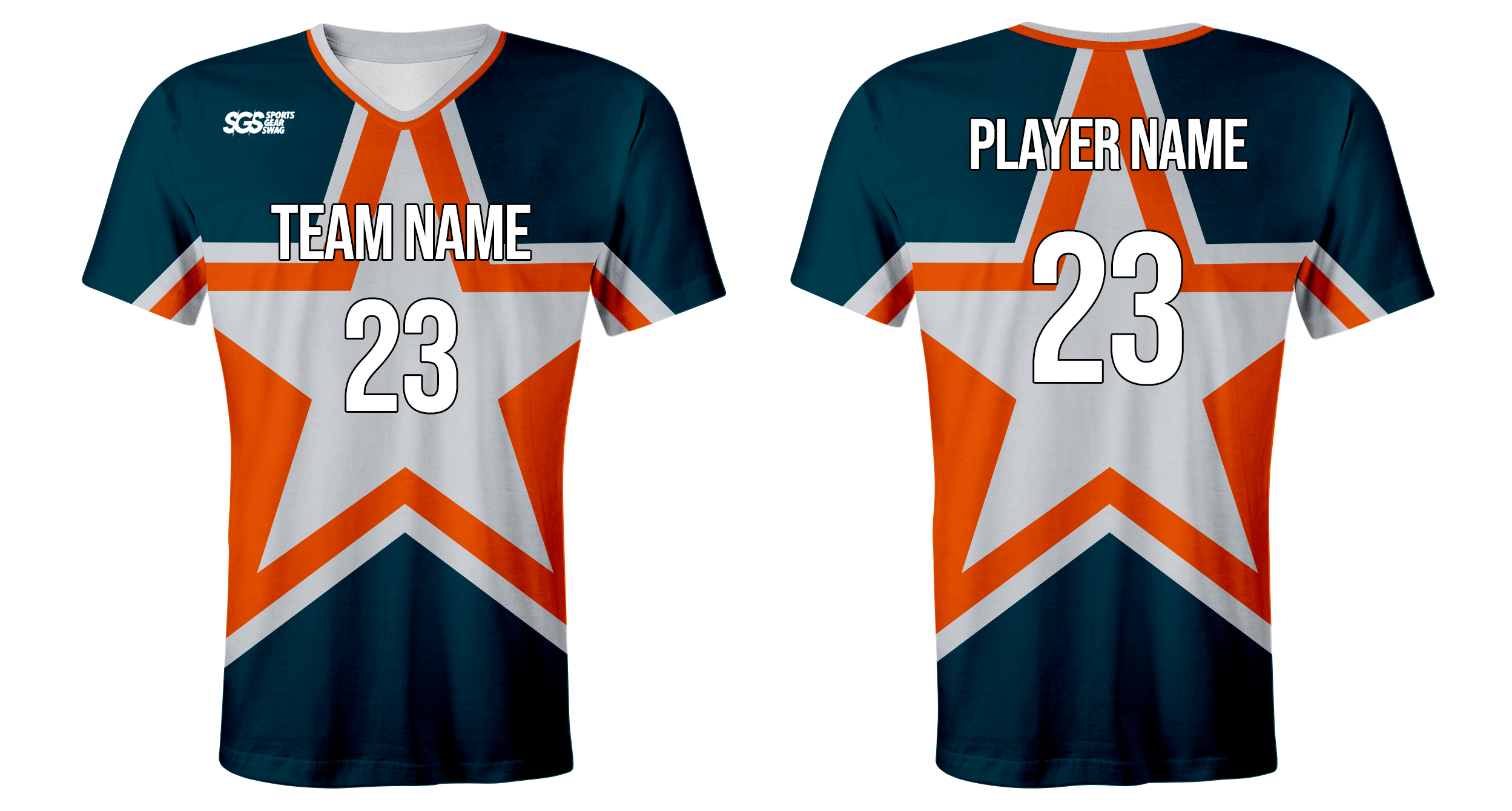 Custom radiant stars youth unisex cheerleading short sleeve tight fit jersey - Jersey