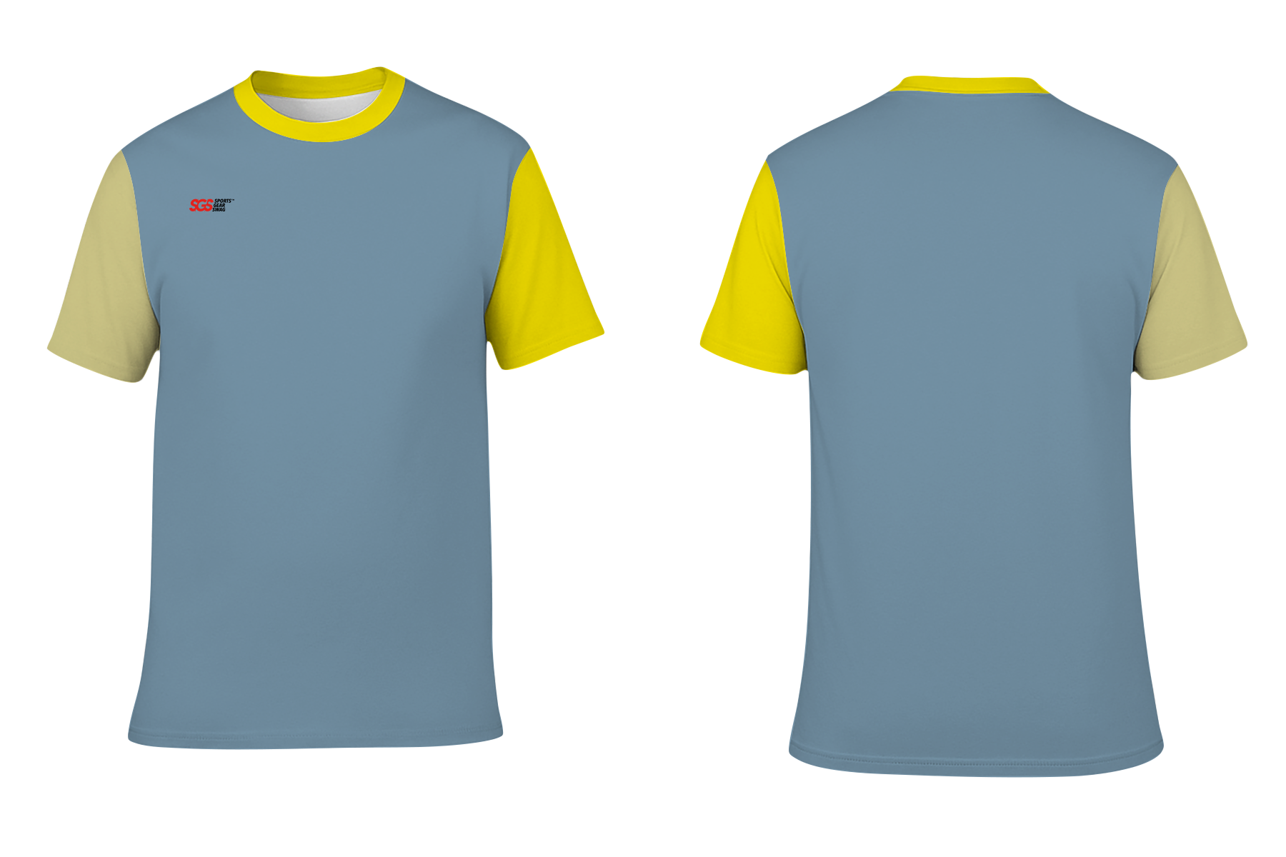 Custom short sleeve adult youth unisex turkish with yellow line - Axe-throwing-jerseys