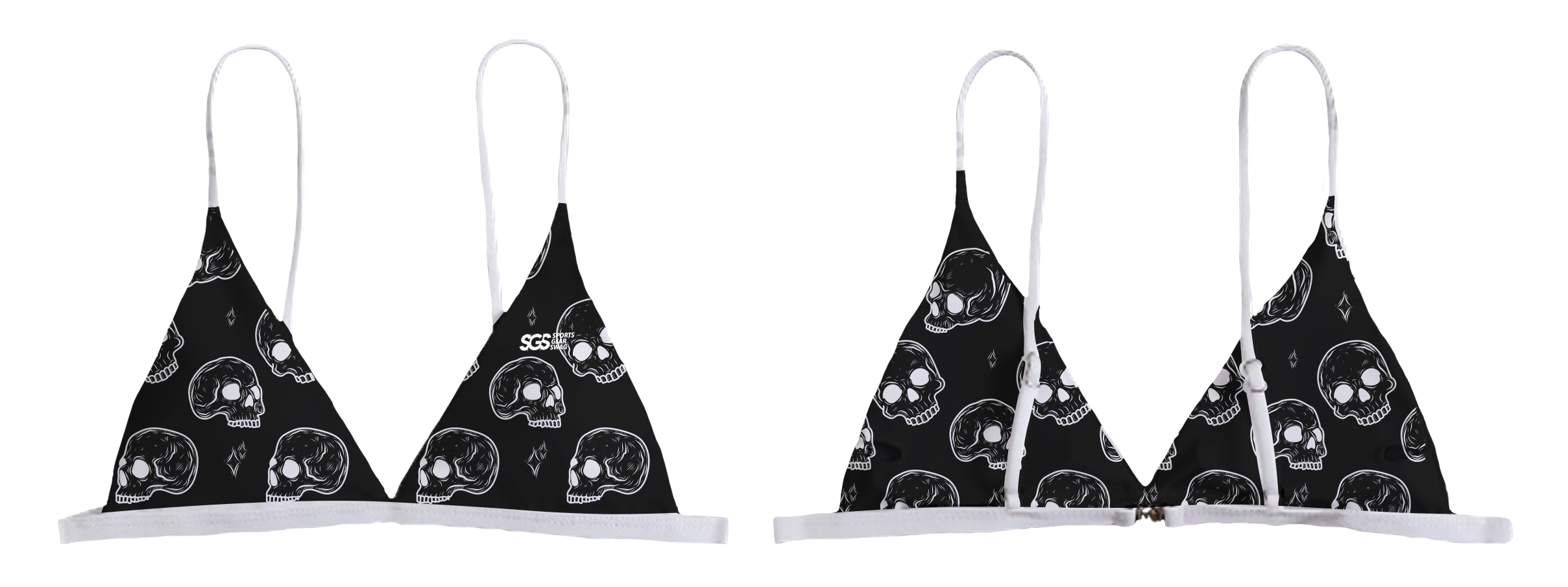 Custom two-piece bikini medium cut bra rebel wave - Swimming-tops