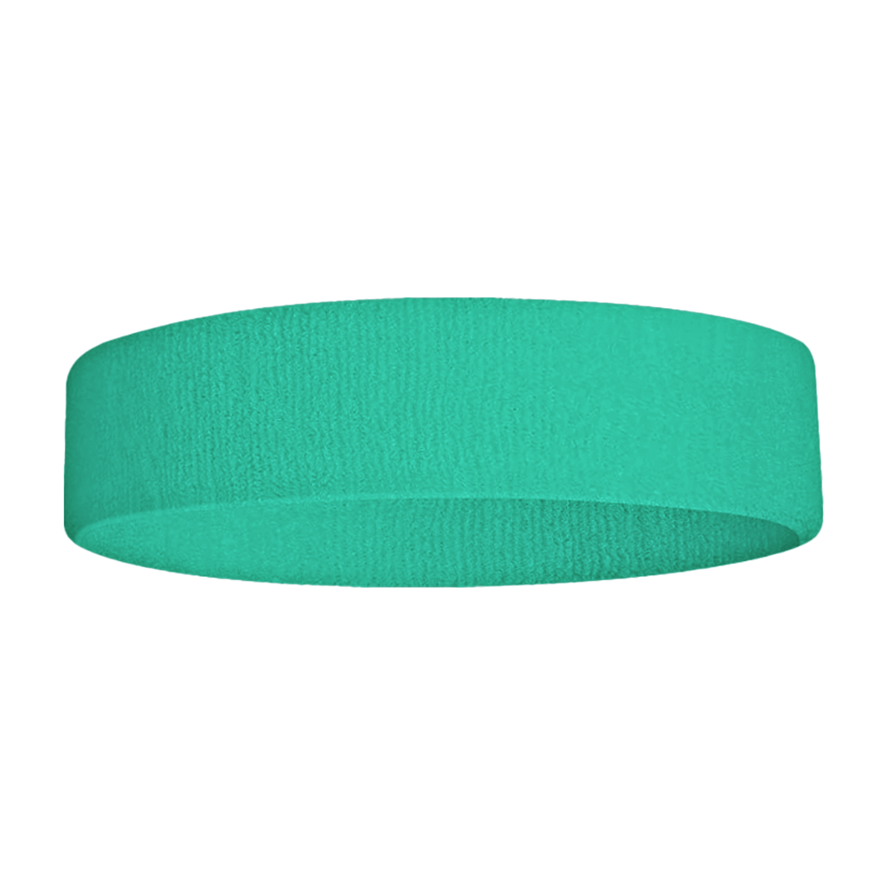 Custom adult youth unisex solid turqouise headband - Head-band