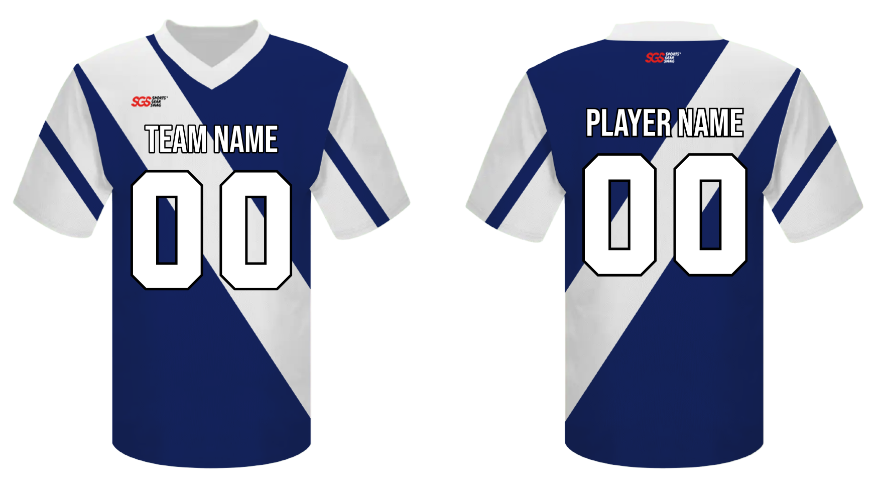 Custom  fantastic solids design adult youth unisex football long jersey - Jersey