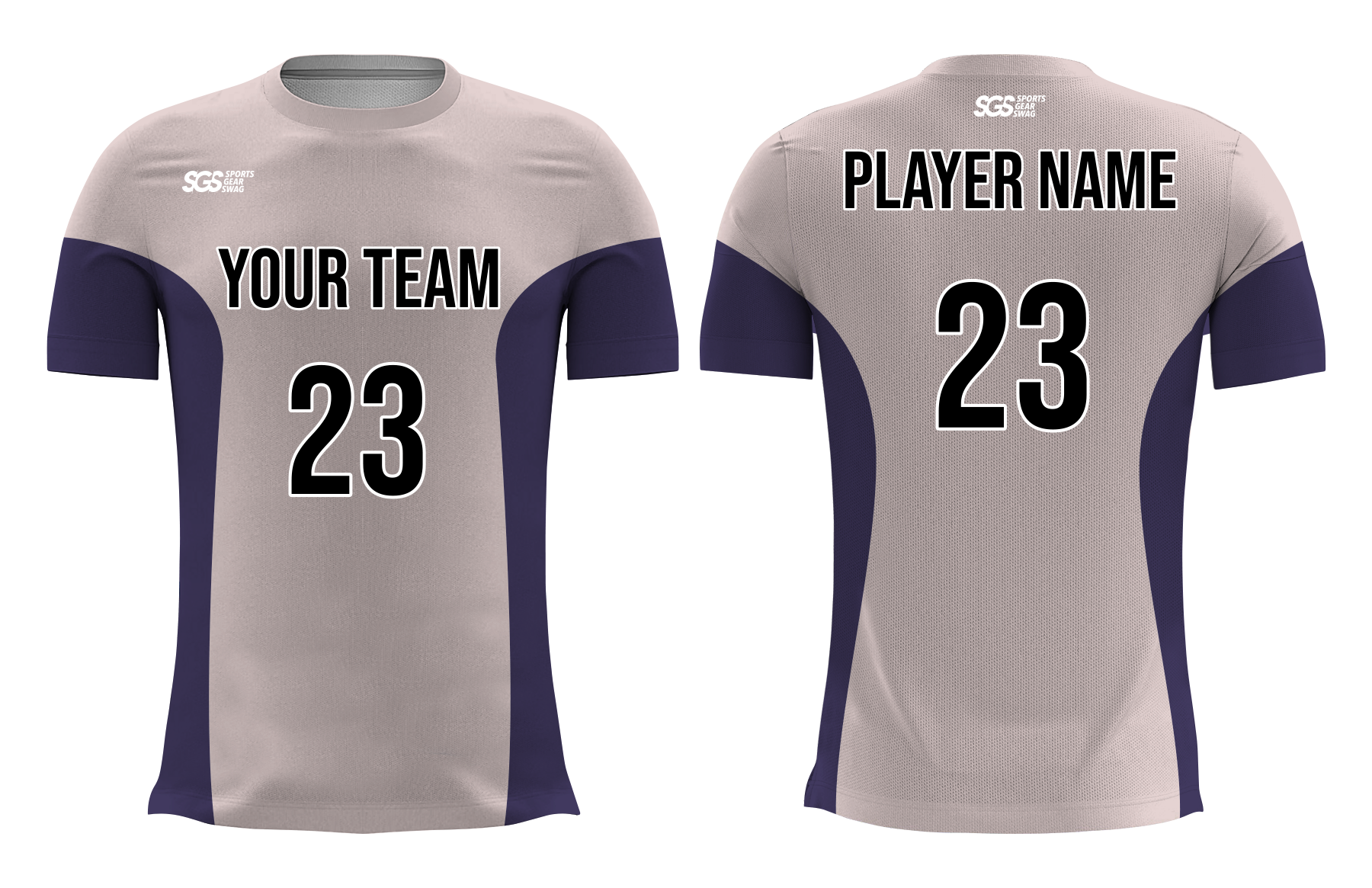 Custom pink solids adult youth volleyball  unisex jersey - Jersey