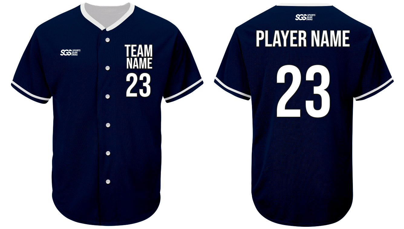 Custom soft fabric  adult youth unisex full buttons softball jersey - Jersey