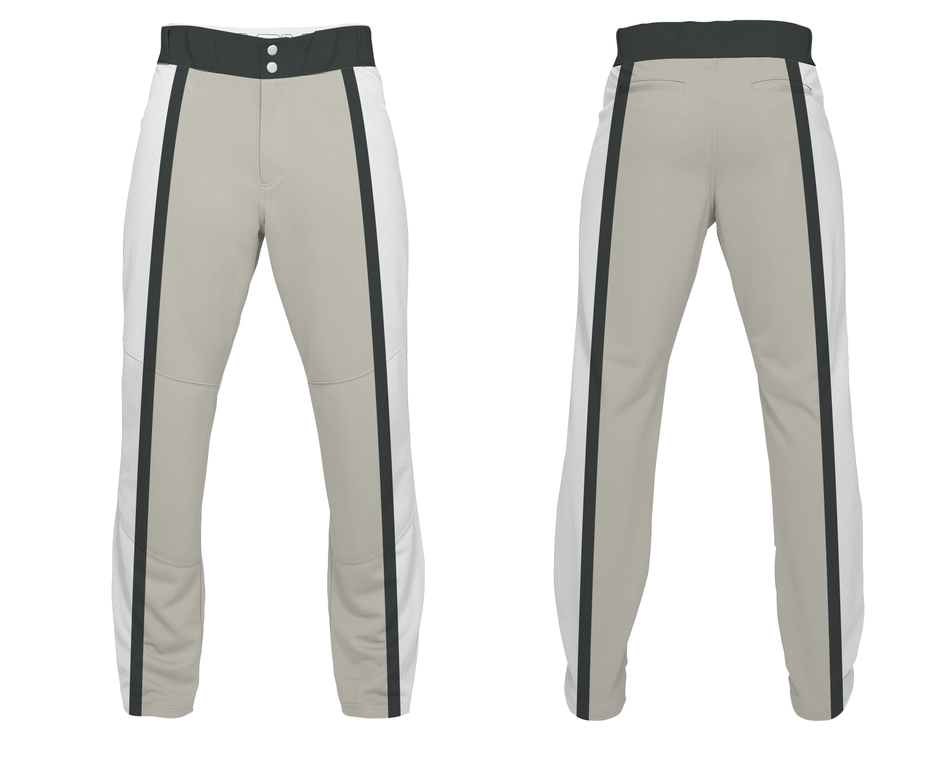 Custom plain color adult youth unisex baseball pants - Baseball-pants