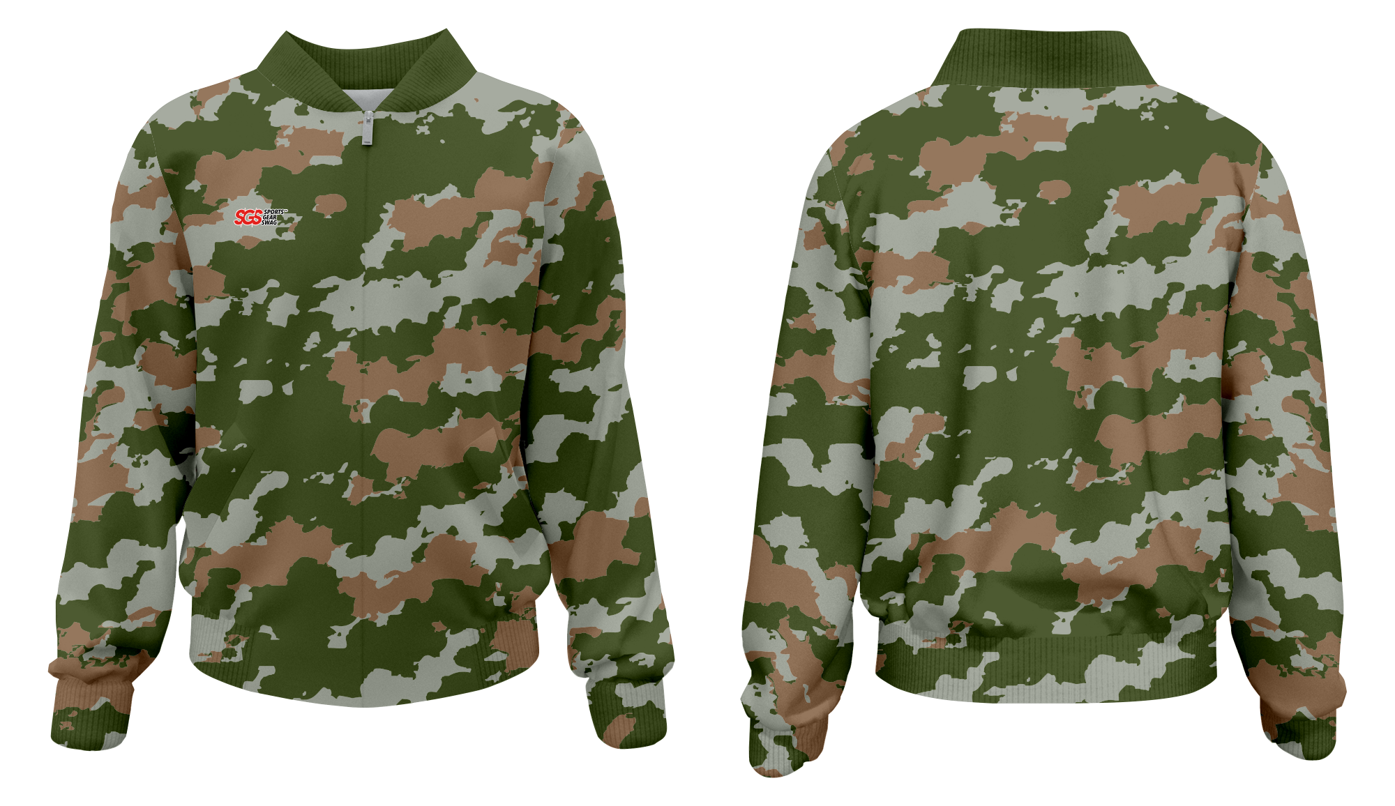 Custom bomber jacket adult youth unisex tactical print - Bomber-jacket