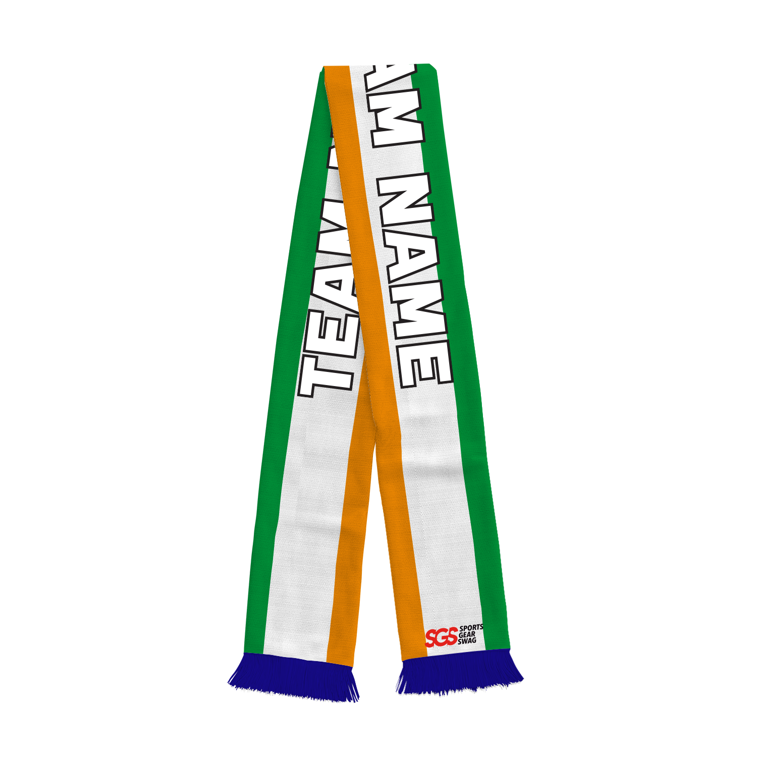 Custom fan scarf saffron horizon - Fan-scarves