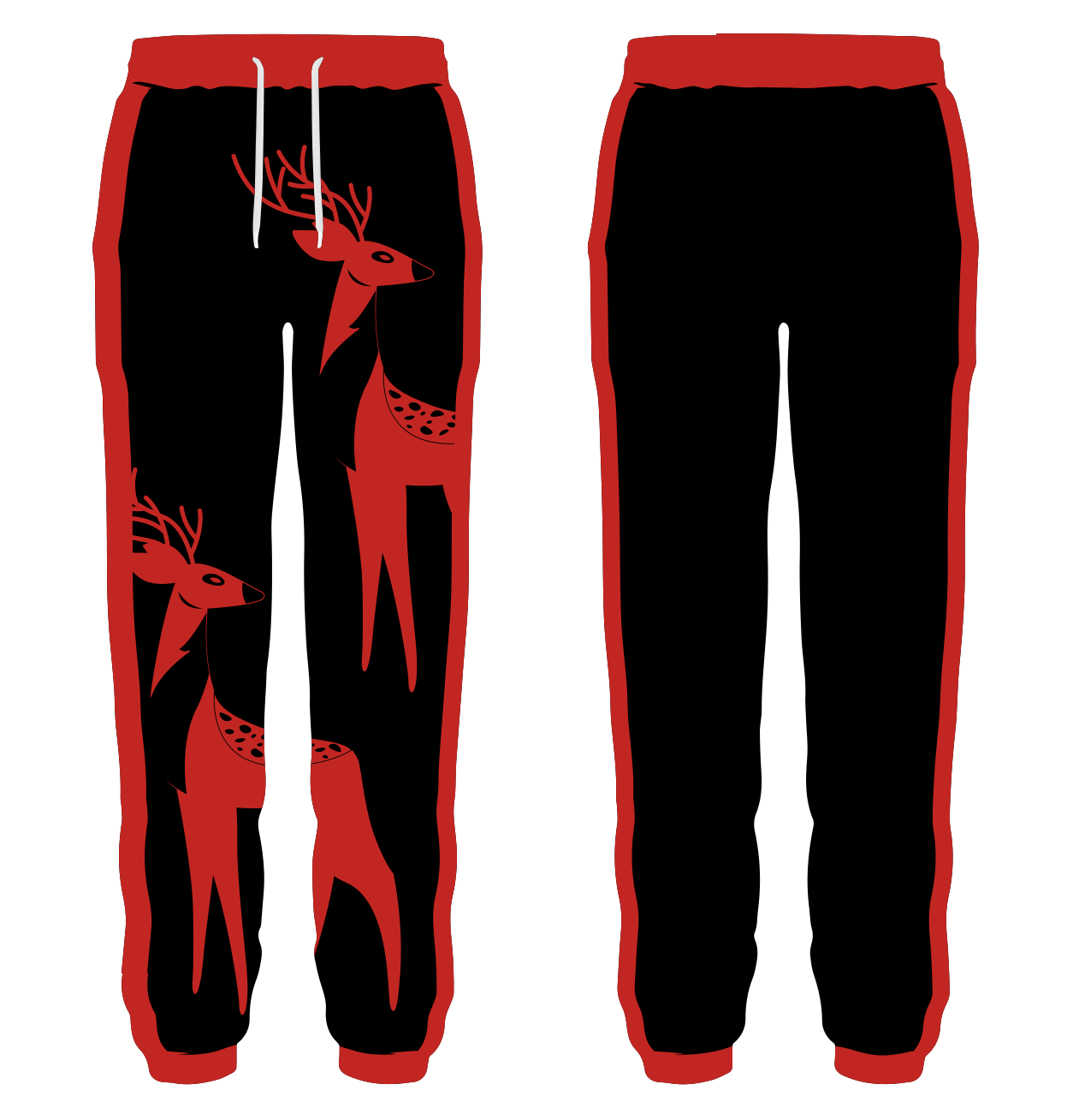 Custom swamp deer adult youth unisex sweatpants - Sweatpant