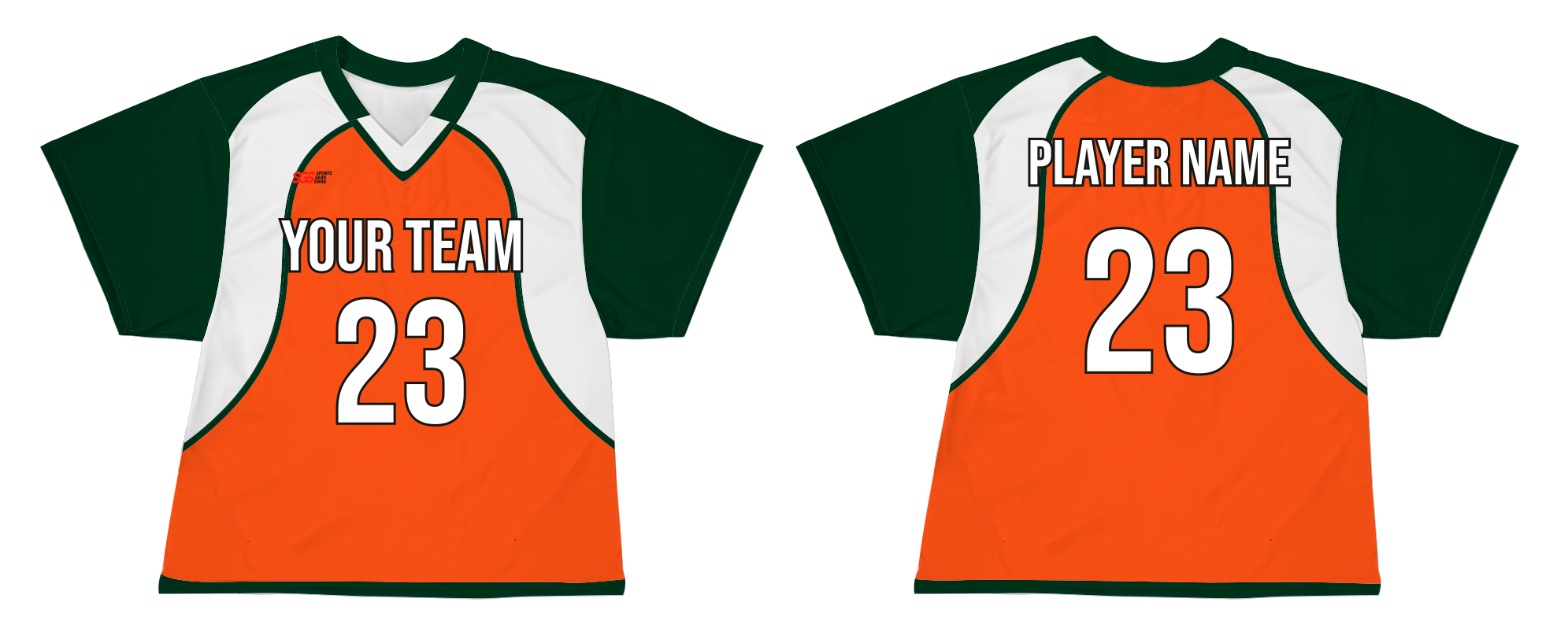 Custom layered solids adult youth unisex lacrosse jerseys - reversible uniform - Jersey