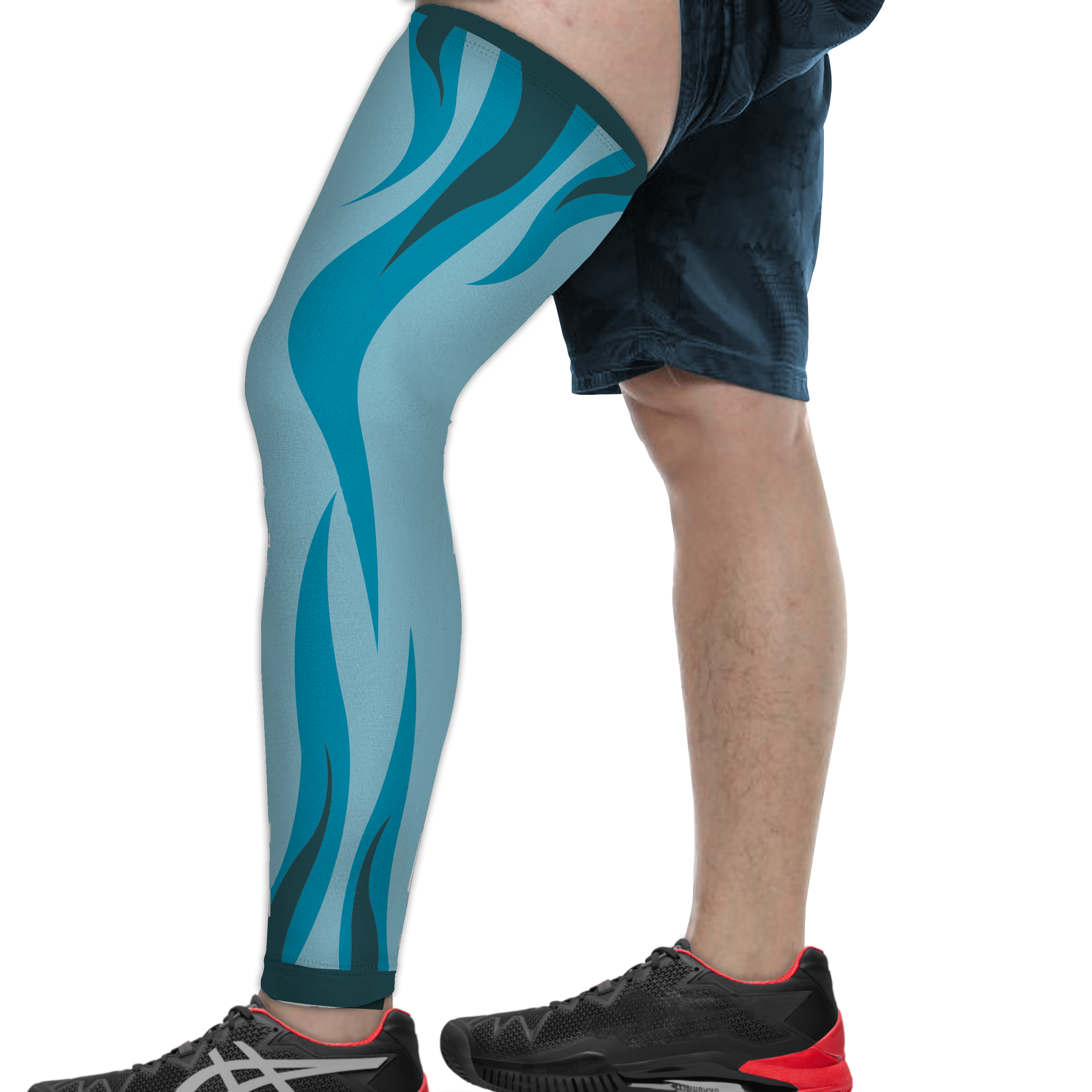 Custom lightning adult youth unisex full leg sleeve - Leg-sleeve